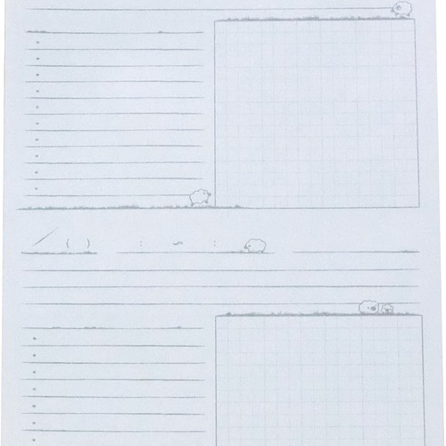 ひつじのノート お仕事用 日々の記録 交換ノート 文房具 ステーショナリー Naosuke70 通販 Creema クリーマ ハンドメイド 手作り クラフト作品の販売サイト