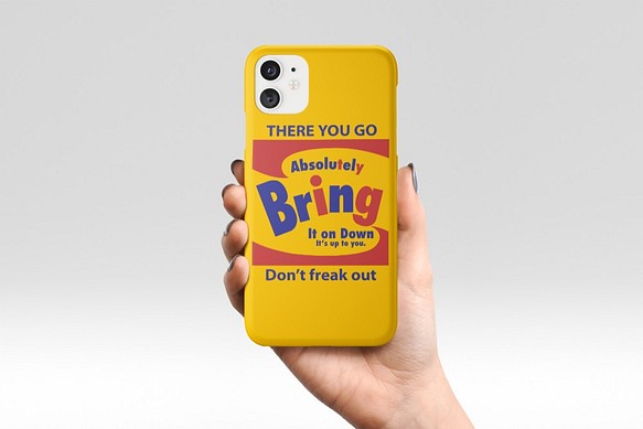 Iphone 全シリーズ対応 豊富な品 Bring Yellow Iphoneケース レトロイラスト