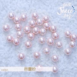 熱銷款尺寸純素色珍珠 x 芭蕾粉 10mm 第1張的照片