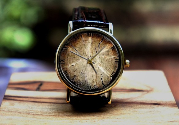 接單製作 你喜歡它嗎 定制的手表  树的年轮 第1張的照片