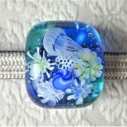 “Shimashima水母”扣玻璃Tonbon球水母浴衣和服 第1張的照片