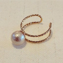 Cotton pearl ring 8mm 1枚目の画像