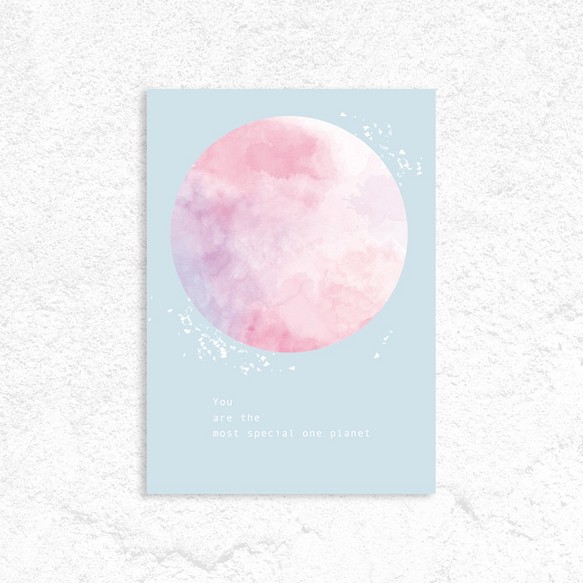 月球/星球明信片/卡片（一組5張） 第1張的照片