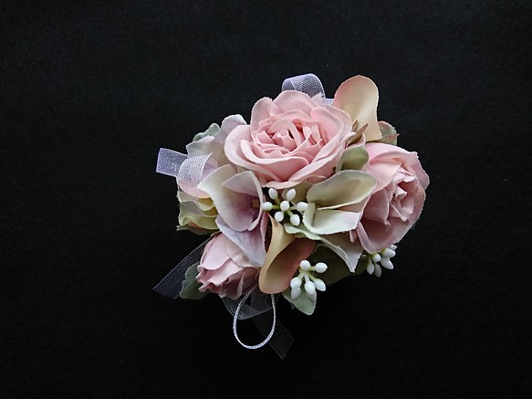 コサージュ ［ rose corsage (pink) ］ 1枚目の画像