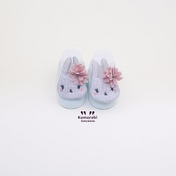 嬰兒襪/嬰兒推車/婚紗套/嬰兒襪/淺藍色/兔子/童話/可愛/獨特 第1張的照片