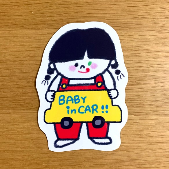 BABY in CAR〜オーバーオールガール 1枚目の画像
