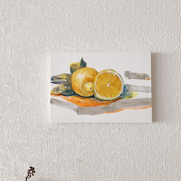 原画 レモンの絵 絵画 Hang 通販 Creema クリーマ ハンドメイド 手作り クラフト作品の販売サイト