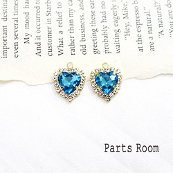 【2件】一心珠寶時尚魅力【藍色】-mt-3342 第1張的照片