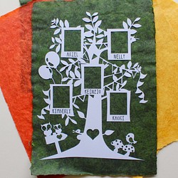 客製化家族樹紙雕(含框) |生日禮物 | 結婚禮物 | 感謝禮物 |紀念品 第1張的照片