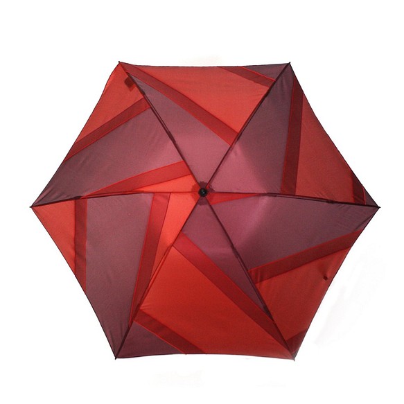 【晴雨兼用 軽量 折たたみ傘】repel. Portable umbrella -Red Bordeaux-