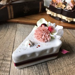 キラキラうっとりお花のショートケーキ S 1枚目の画像