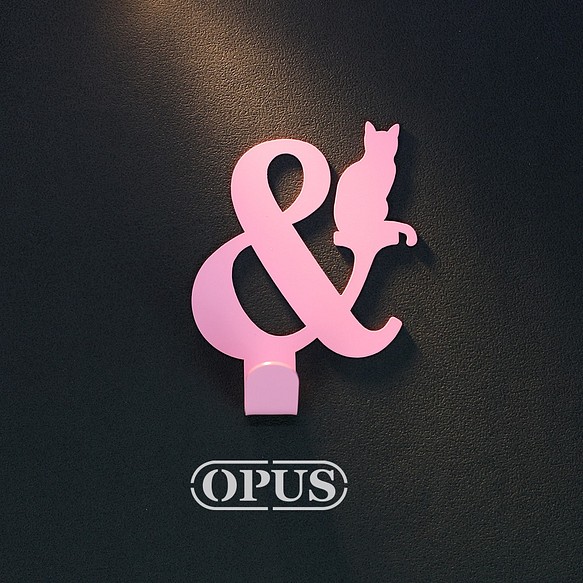 [OPUS Dongqi Metalworking]猫が数に出会ったとき、フックパウダー/壁掛けフック/家具ラック/リビング収納 1枚目の画像