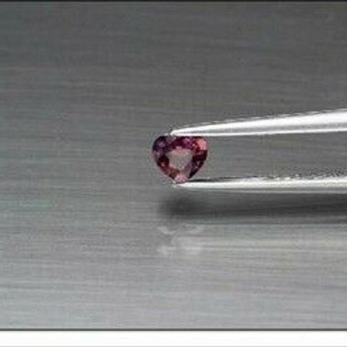 天然石 ピンク パープル サファイア ルース 0.33ct 非加熱 タンザニア