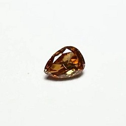 ダイヤモンド ルース 0.178ct SI2 FANCY ORANGY BROWN 中央