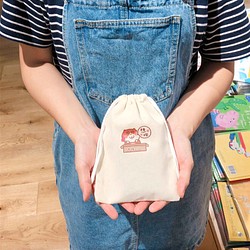 想你の貓日常 貓帆布束口袋 手工印製 Drawstring bag 第1張的照片