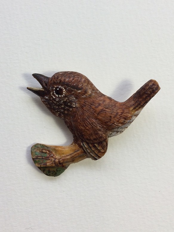 バードカービング ミソサザイ 野鳥木彫り 野鳥彫刻 - 通販 - csa