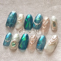 現品限り！ネイルチップ No.430 ネイルチップ（つけ爪） GraceNail u0026 eclat 通販｜Creema(クリーマ) 12309007