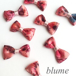 完売　　リボンパーツ【pink】  floral ribbon 1枚目の画像