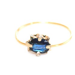 - deep blue - k18 Sapphire Ring 1枚目の画像