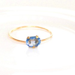 - mizuiro no ishi - Ceylon Blue Sapphire k18 Ring 1枚目の画像