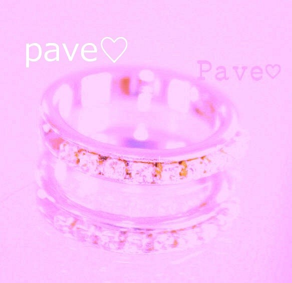 K18 pink diamond ring ♡ 1枚目の画像