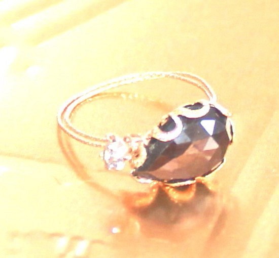 -Premium- goldsheen sapphire & diamond ring or pendant 1枚目の画像