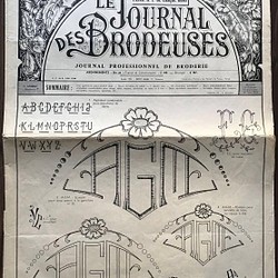 フランス 1961年3月刺繍新聞 編み図・パターン アンティーク