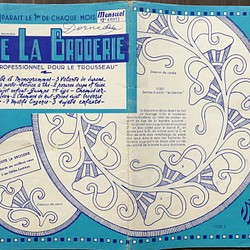 *1963年刺繍図案集「刺繍のすべて」TOUTE LA BRODERIE 全17ページ. 1枚目の画像