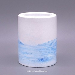 (免運) Cement Mini Pot Series 迷你 水泥 筒 / Pastel Blue 紛藍 /多用途器具 第1張的照片