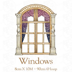 sky.mojan ／墨染一色 ✦ 窗 ／ Windows ✦ 寬版紙膠帶 第1張的照片