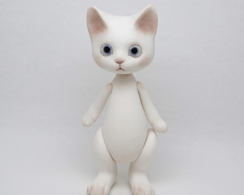 Cat Bisque doll ビスクドール 猫 ねこ 人形 その他人形 AKARI 通販