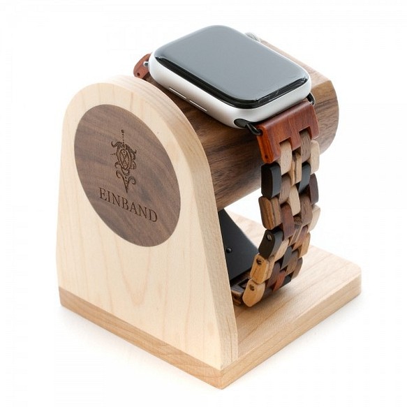 EINBAND Apple Watch 木架核桃 &amp; 楓木 B 型 第1張的照片
