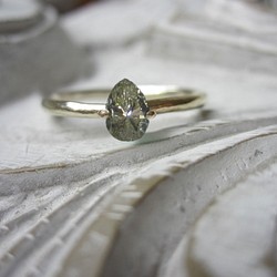 鑽石（淺黃色）·戒指（k10） 第1張的照片