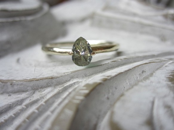 鑽石（淺黃色）·戒指（k10） 第1張的照片
