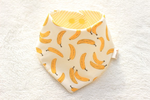 ♡免費送貨♡紗布頭巾風格●香蕉 第1張的照片