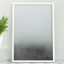 アートポスター/ Deep Fog　おしゃれインテリア・北欧、モノトーン好きの方に☆ 1枚目の画像