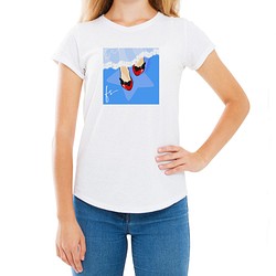 フェアリースター おしゃれカワイイ　ハイヒール　ガールズサイズ 半袖Tシャツ 1枚目の画像
