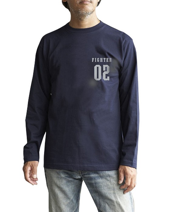 02 FIGHETER （オツファイター）長袖Tシャツ 1枚目の画像