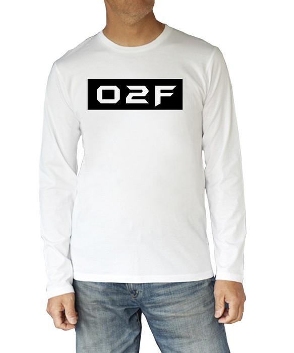 02 FIGHETER （オツファイター）02F ボックスロゴ 長袖Tシャツ 1枚目の画像