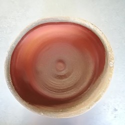 焼き締め抹茶茶碗(穴窯) 1枚目の画像
