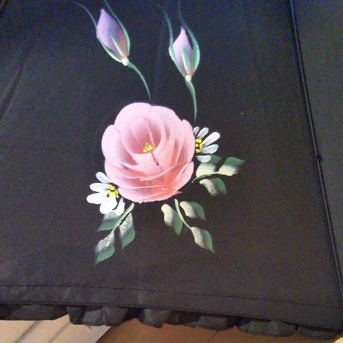 ✳トールペイント【受注製作】薔薇の日傘 小物・ファッション雑貨 sara 