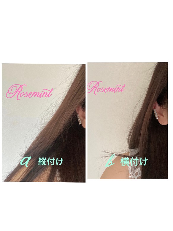 ご参考 イヤリング・ノンホールピアス Rosemint 通販｜Creema(クリーマ)