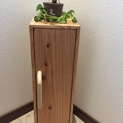 木製 トイレ収納BOX 1枚目の画像