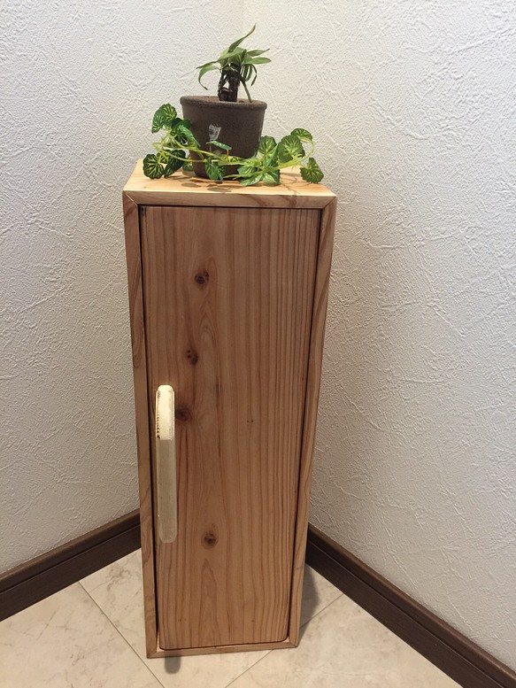 木製 トイレ収納BOX 1枚目の画像