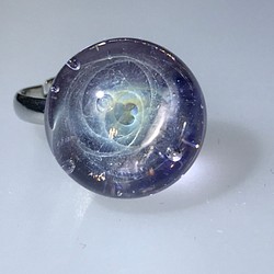 宇宙の指輪　紫 1枚目の画像