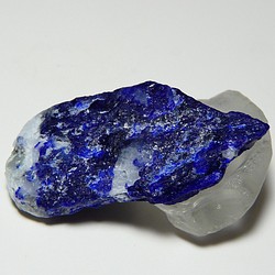 【ビルマ　モゴック産】　母岩付き　　ラピスラズリ原石　J249 1枚目の画像
