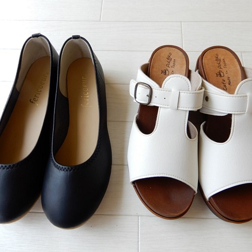 夏の福袋」Mサイズの靴とサンダル2点セット⑤ パンプス v・Ａ・ shoes