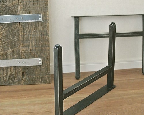 DIYアイテム 】アイアン脚（鉄脚）ローテーブル用 2脚1セット ロー