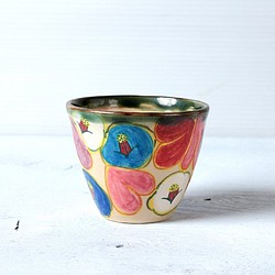 淡彩・椿の色絵フリーカップ２ 1枚目の画像