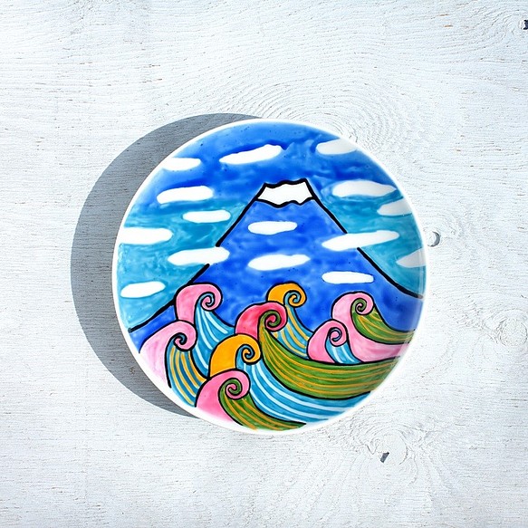 夏天的富士（波浪紋）·色盤 第1張的照片